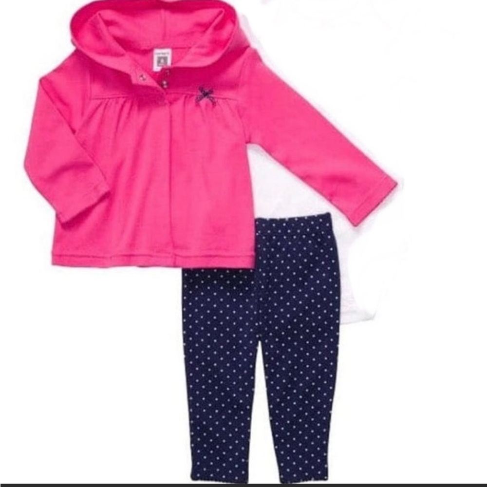 Carters 2 pc hoodie and pants set